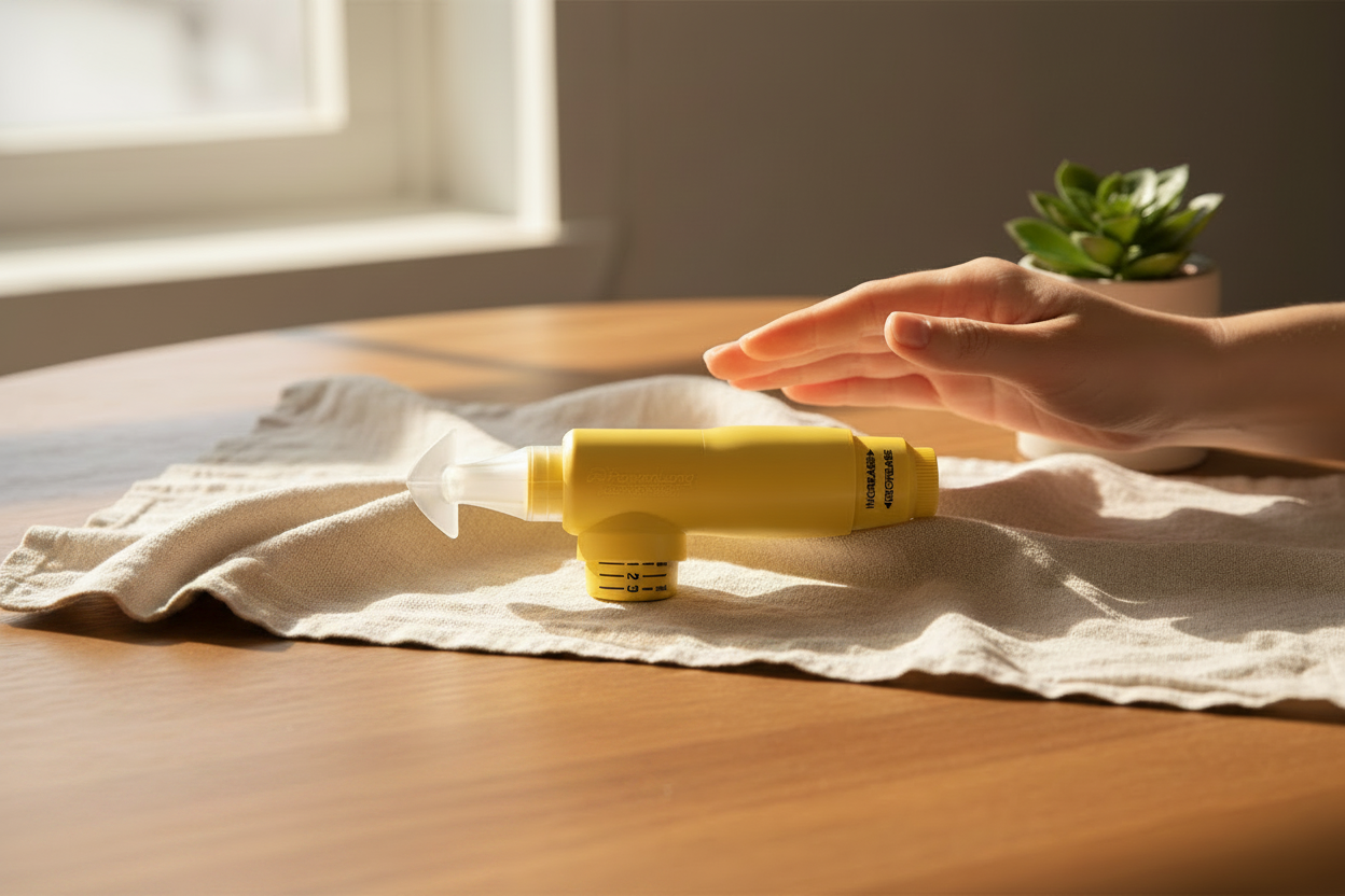 PowerLung Warranty Trust Image - Single Hand