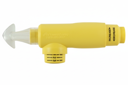 PowerLung BreatheAir Yellow designed for Medium Range Respiratory Resistance Training