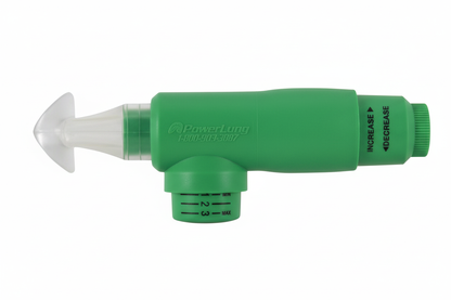 PowerLung Trainer Green designed for High Range Respiratory Resistance Training