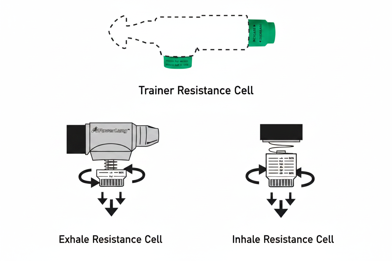 PowerLung Resistance Cell Reference Diagram