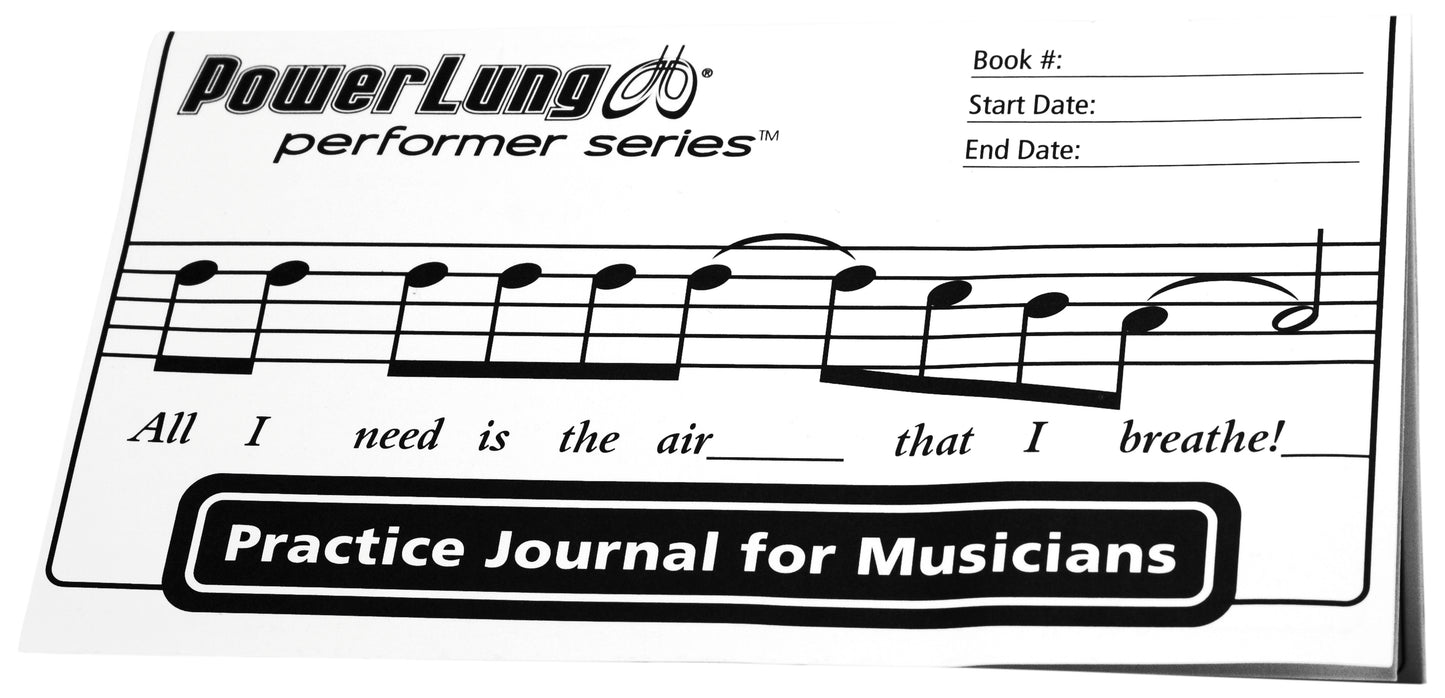 Practice Journal for Performing Artists - Package of 3